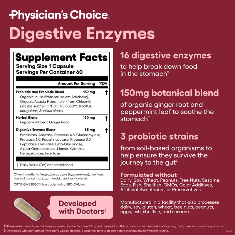 Physician's Choice Digestive Enzymes - photo 1
