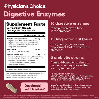 Physician's Choice Digestive Enzymes - photo 1